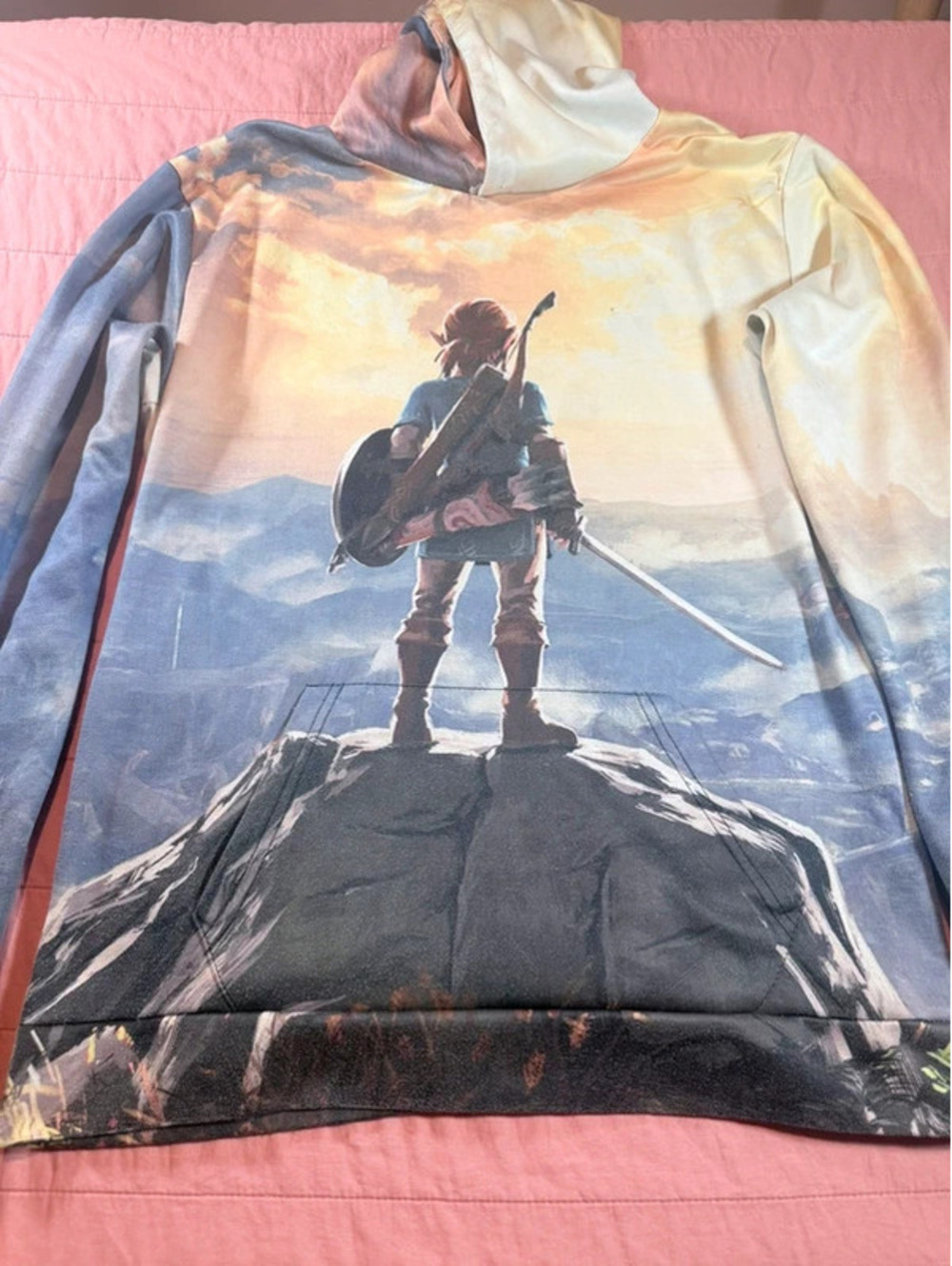 The Legend of Zelda Breath of the Wild Link All Over Print Hoodie 1561
